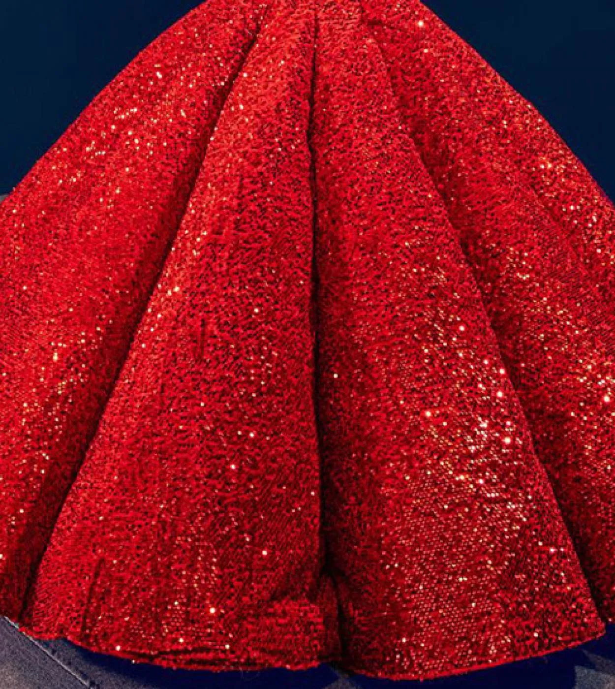 Luxury Wine Red V-neck Sleeveless Sequin Band Wedding Dress Ha2296