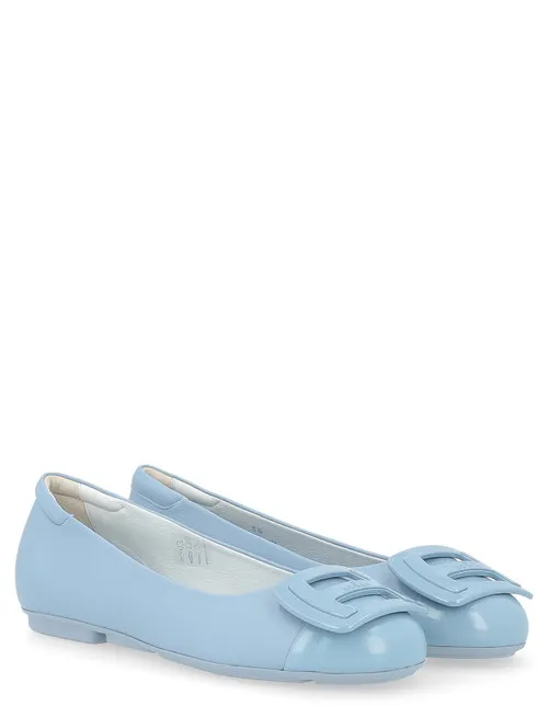 Blue leather Ballerina Hogan H661