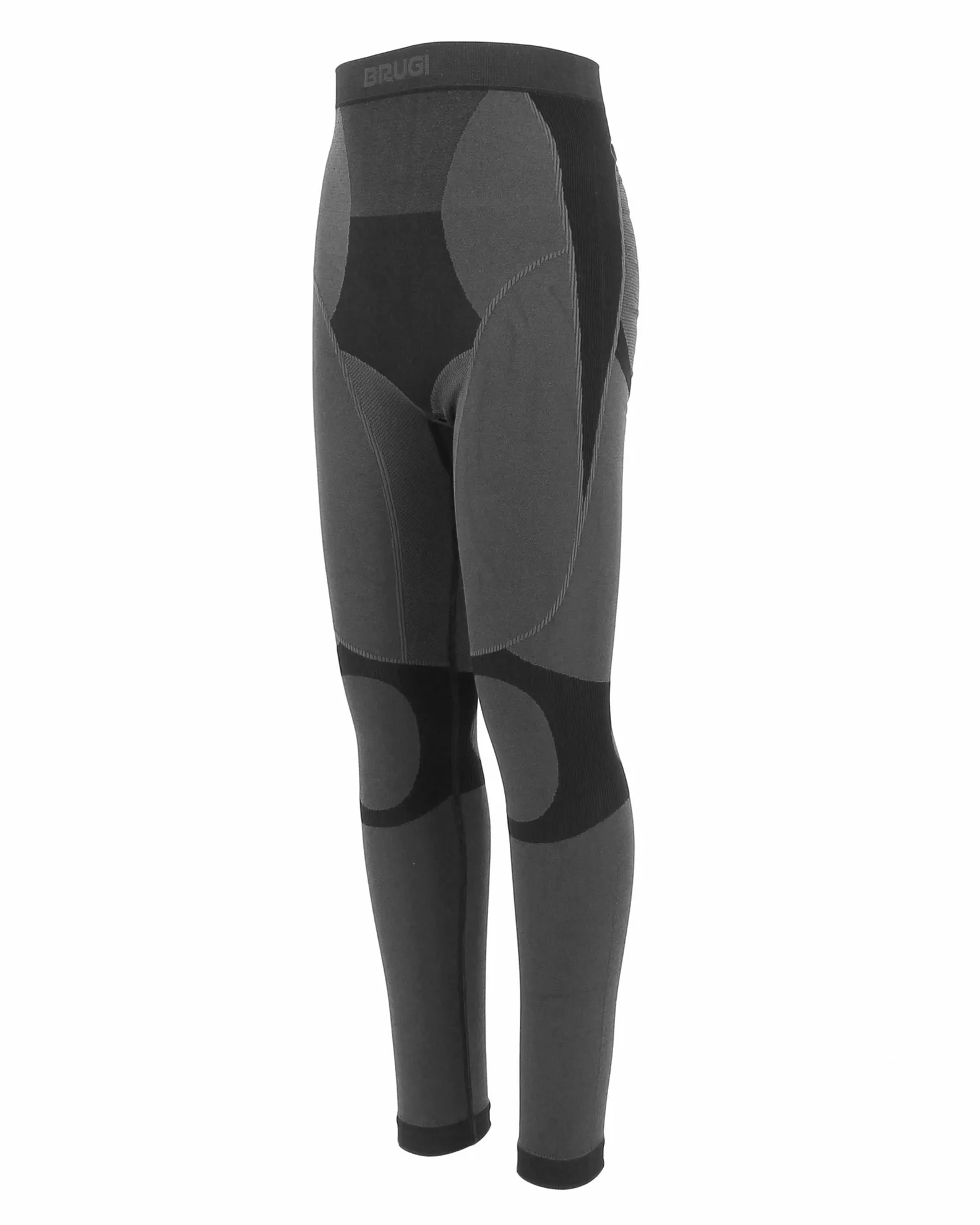 BRUGI - Bambino Leggings Grigio Nero Termico Traspirante Seamless ?