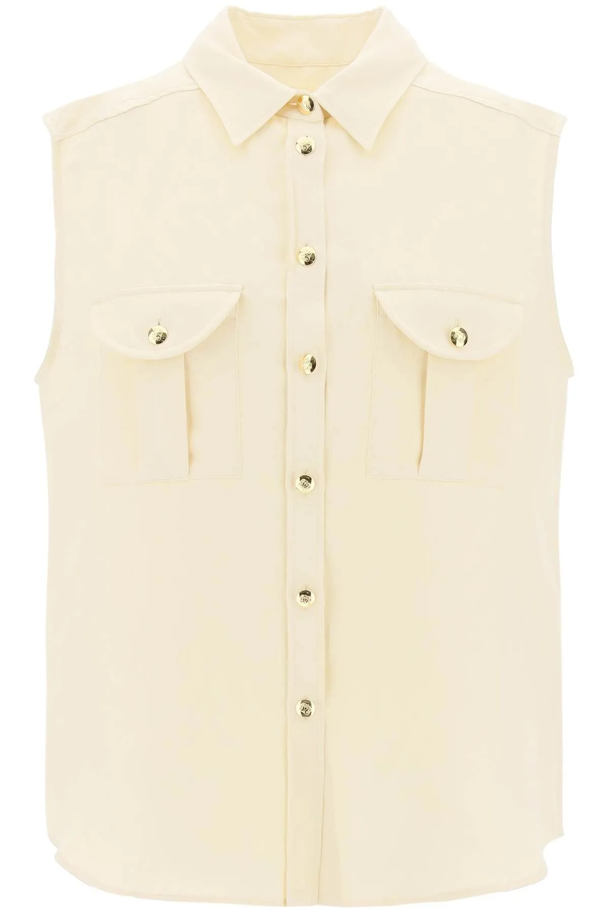 Sleeveless Shirt Savannah Pekín
