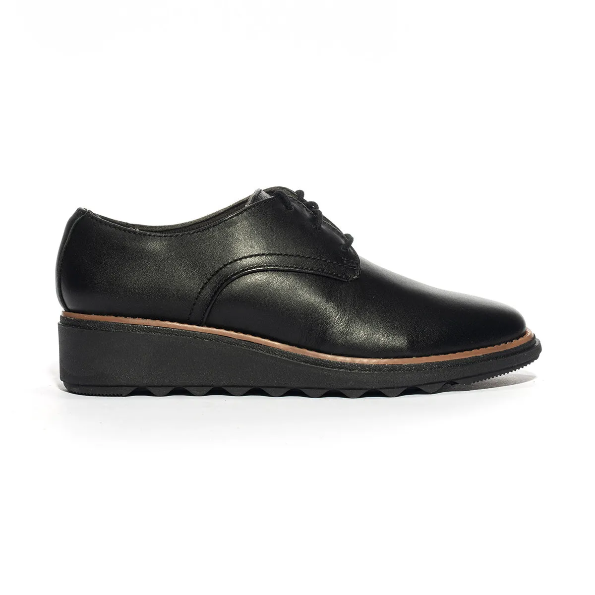 Clarks Sharon Rae Black Sneakers