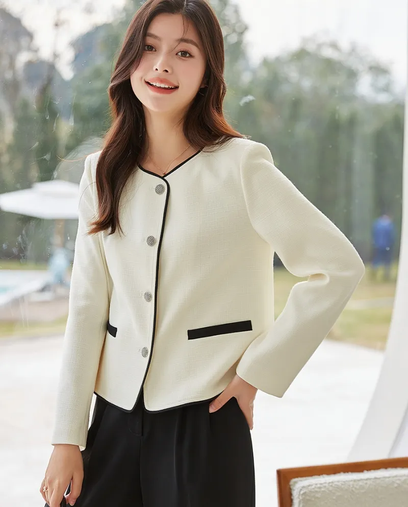 Fashionable French Style Slim Casual Jacket
