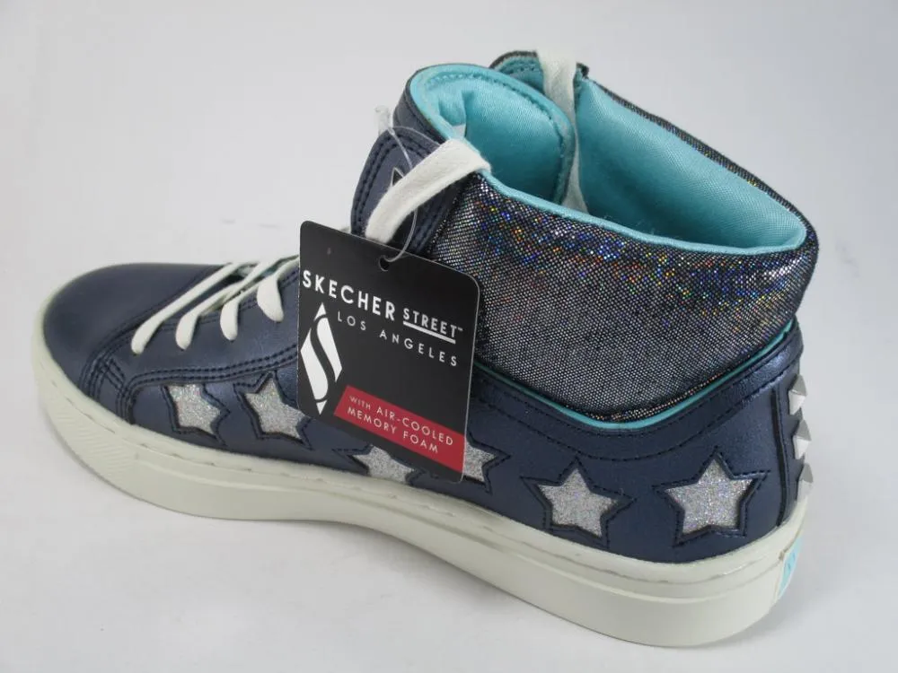 Girl's Blue Sneakers with Funky Style