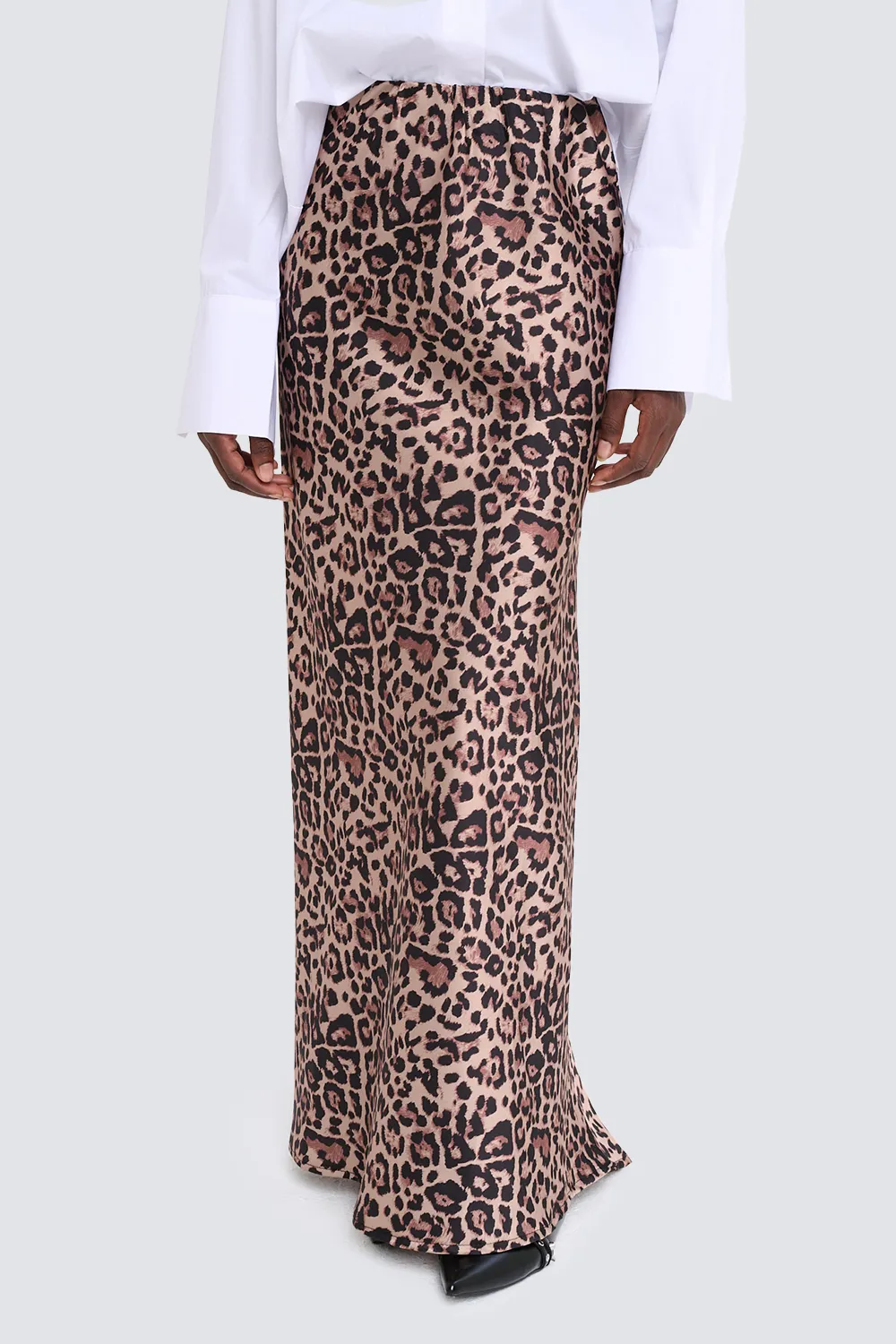 Long Animal Print Skirt