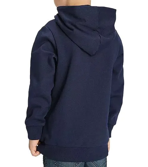 Kids' KangaROOS Hoodie with Large Front Print Hooded Sweater 68534567 Navy