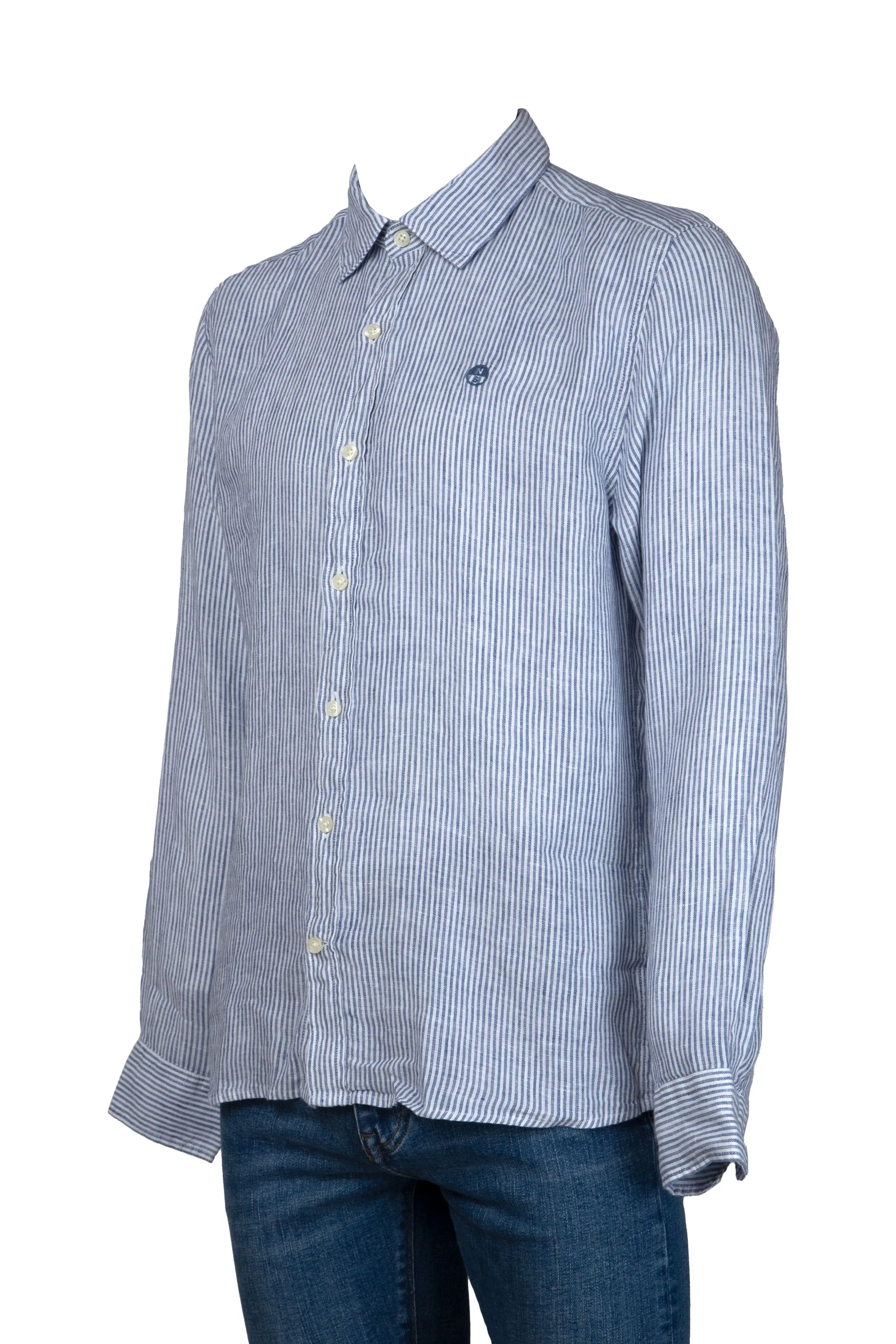 Men's Striped Linen North Sails Shirt