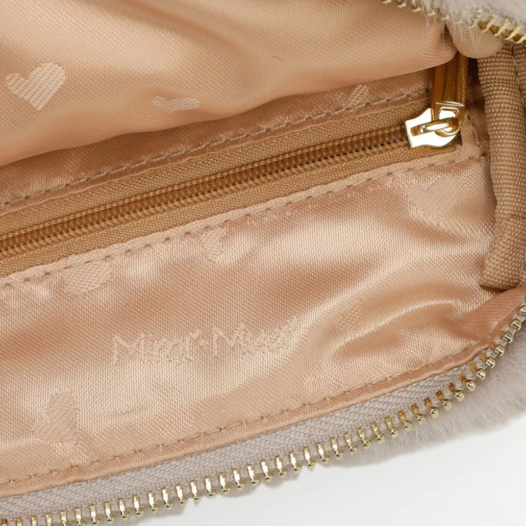 MIMI MUA' Small Furry Shoulder Bag