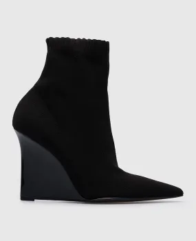 Paola Zuin black Nora boots - NORAKNIT