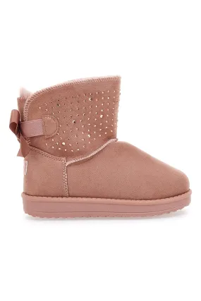 Pink Furry Boots 2T2L 81