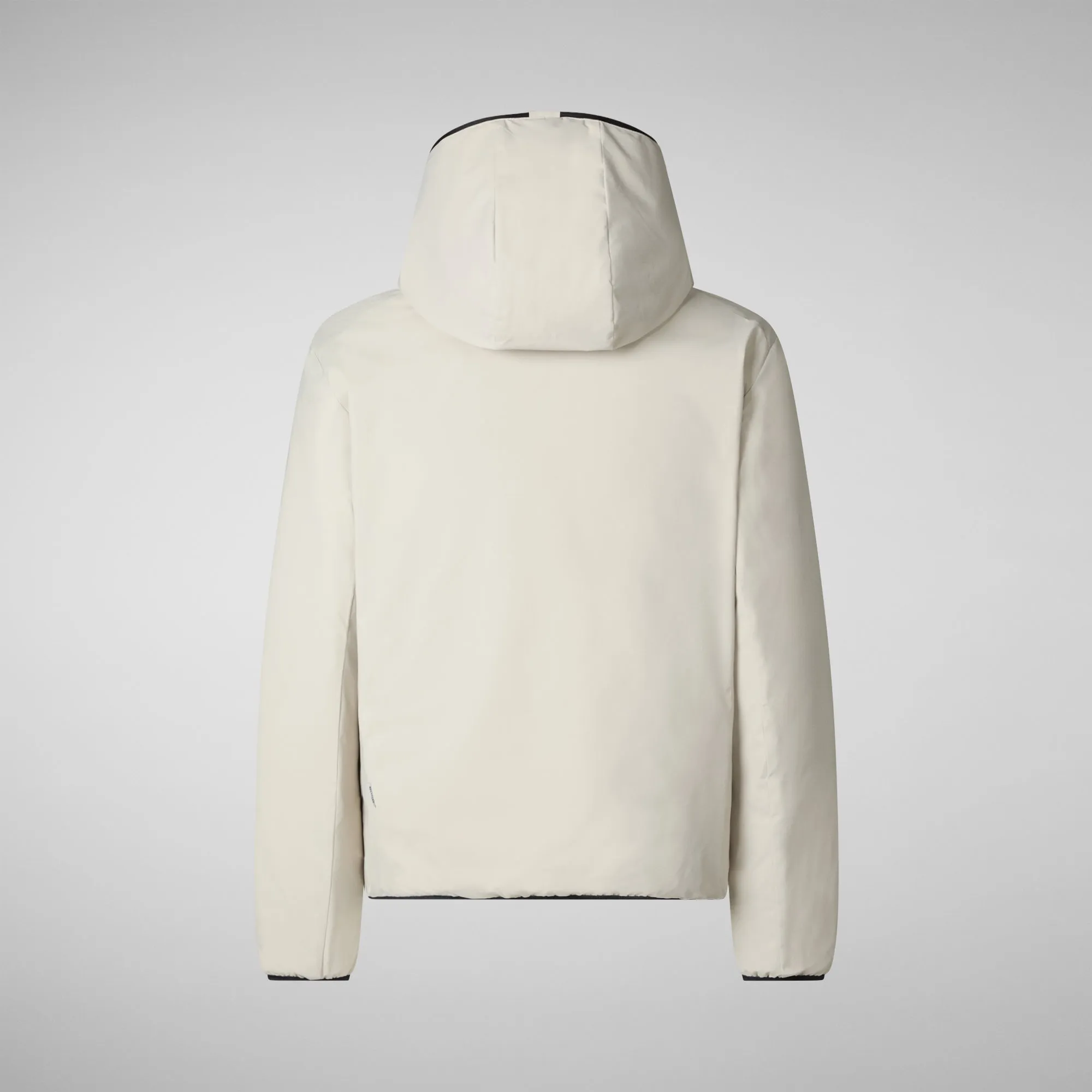 Rainy Beige Men's Animal-Free Puffer Jacket by Ezra