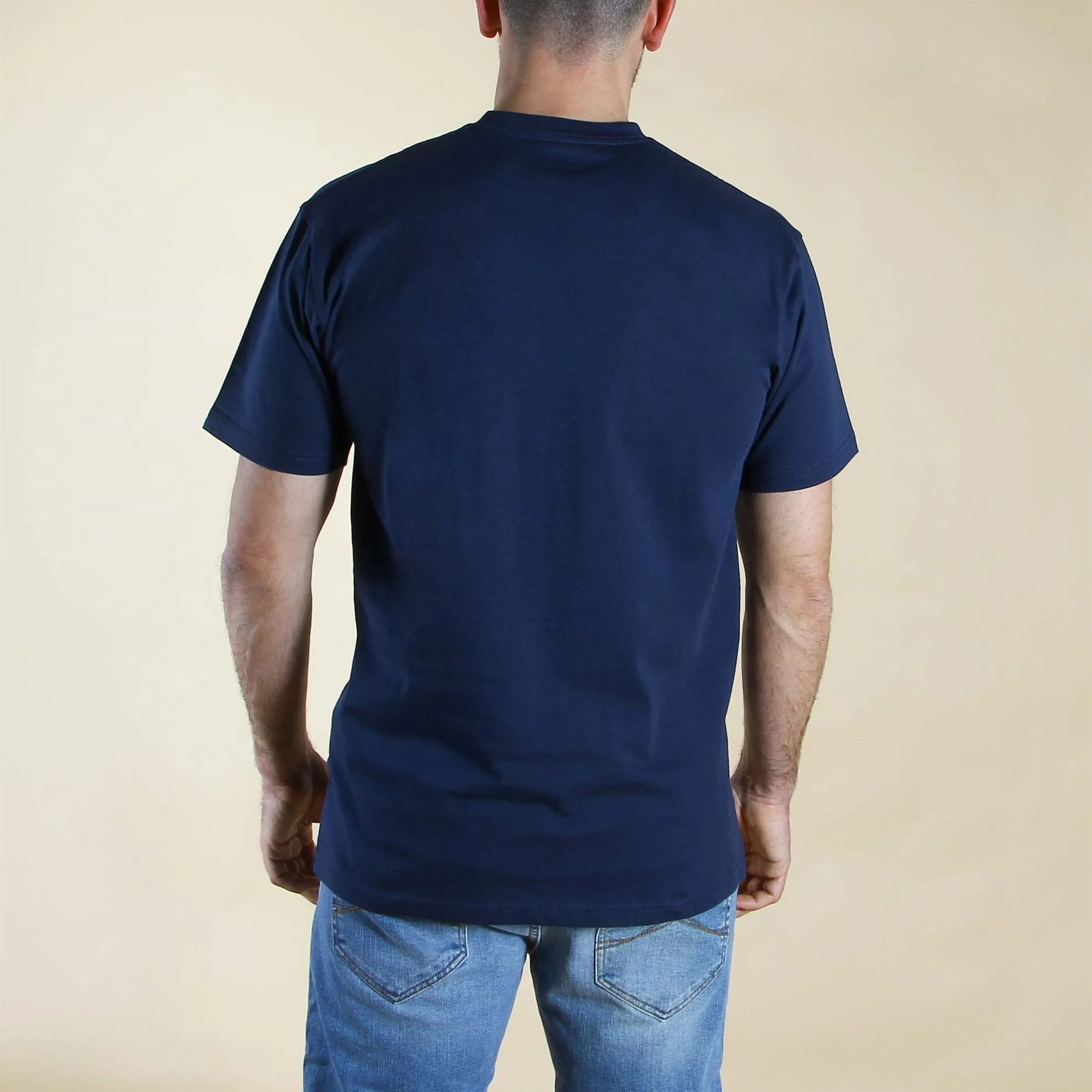 T-Shirt MM with Logo Tee in Dark Blue