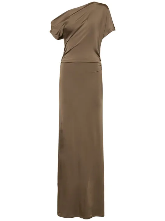 TOVE Long Inez Viscose Blend Jersey Skirt